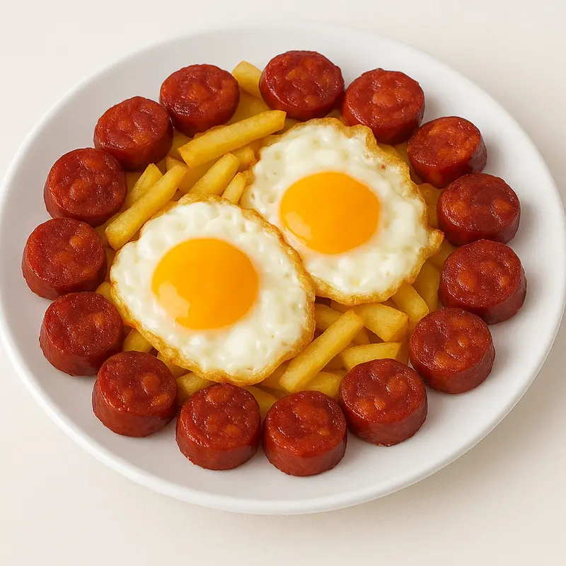 Chorizo aux œufs