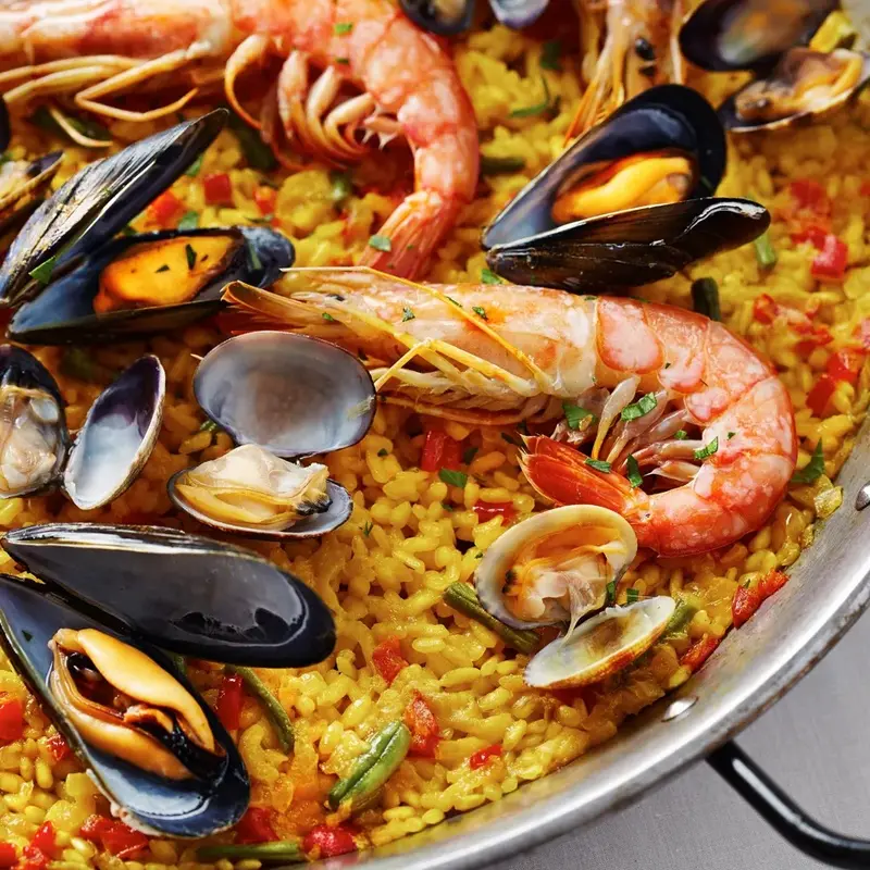Paella fruits de mer